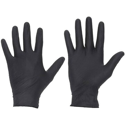 Db Electrical Nitrile Gloves For Nitrile Tractor Gloves-Large Black Color; 3014-1224